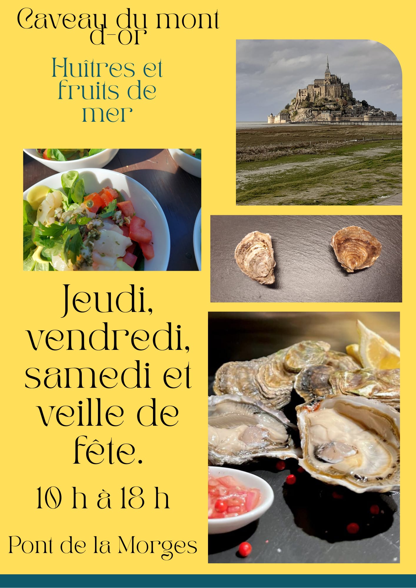 Huitres et fruits de mer
